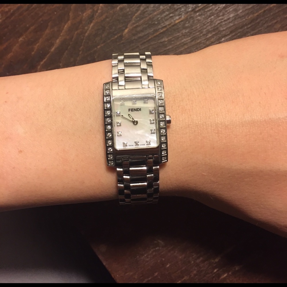 Fendi watch with sapphire crystals. Just needs a battery.